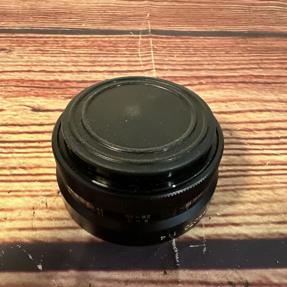 Yashikor Aux Telephoto 1:4 & Aux. Wide Angle 1:4 Lens And Tell-wide W/ Cap